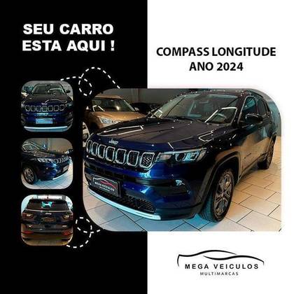 JEEP COMPASS 1.3 T270 TURBO FLEX LONGITUDE AT6 JEEP COMPASS 1.3 T270 TURBO FLEX LONGITUDE AT6